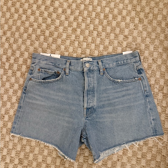 NWT Agolde Parker Long Denim Shorts - Picture 3 of 5